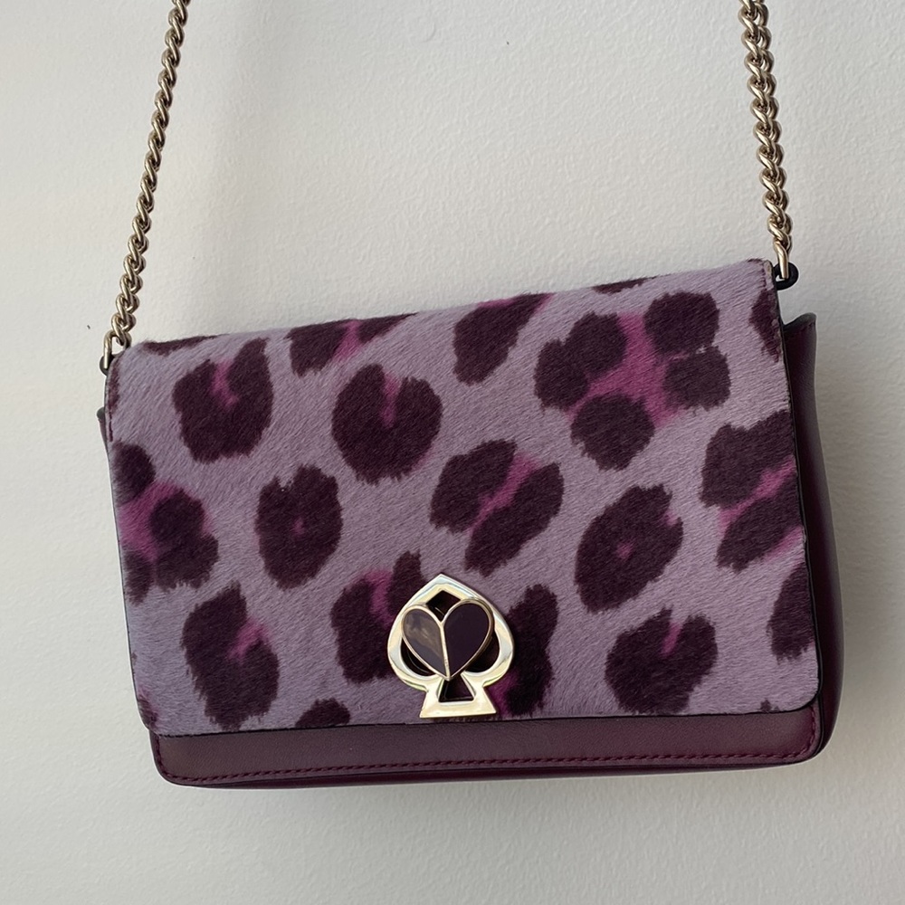 Kate Spade Purple Cheetah Crossbody